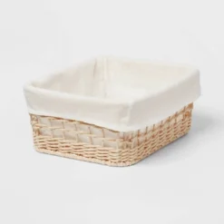 Tapered Woven Basket With Liner - Brightroom™ -Brightroom Sales Store GUEST 0fb1f4e5 0222 49b3 bf2a 53282a25b189