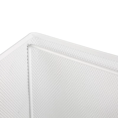 10" X 14" X 13.25" Mesh Crate File Box White - Brightroom™ 3 10" X 14" X 13.25" Mesh Crate File Box White - Brightroom™ - Image 3