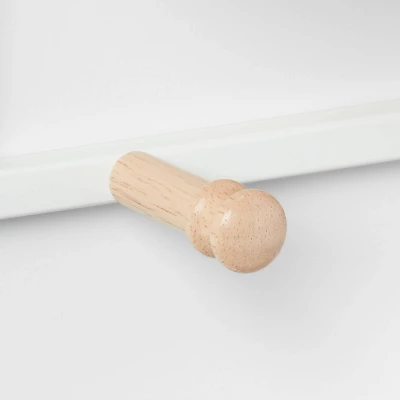 Mixed Material Entryway Organizer Matte White - Brightroom™ 2 Mixed Material Entryway Organizer Matte White - Brightroom™ - Image 2