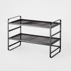 2 Tier Shoe Rack Metal Mesh - Brightroom™ -Brightroom Sales Store GUEST 526c6366 f577 4843 a484 8fd156aad026
