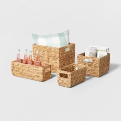 Woven Water Hyacinth Milk Crate - Brightroom™ 7 Woven Water Hyacinth Milk Crate - Brightroom™ -Brightroom Sales Store GUEST 9365bfe9 dbd8 490b ac54 8d2b5765ece7