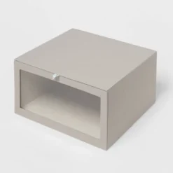 Hardside Fabric Front Open Bin Gray - Brightroom™ -Brightroom Sales Store GUEST a6f2fd32 5b4d 49c9 b59b eb2fbb5fd1b8