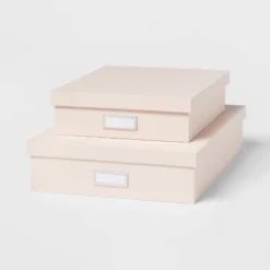 Canvas Desk Storage Box Set Of 2 - Brightroom™ -Brightroom Sales Store GUEST bb30d296 8cf4 469e ae91 77a1c9edf87d